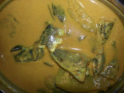 Meen Curry which was cooked with coconut milk 