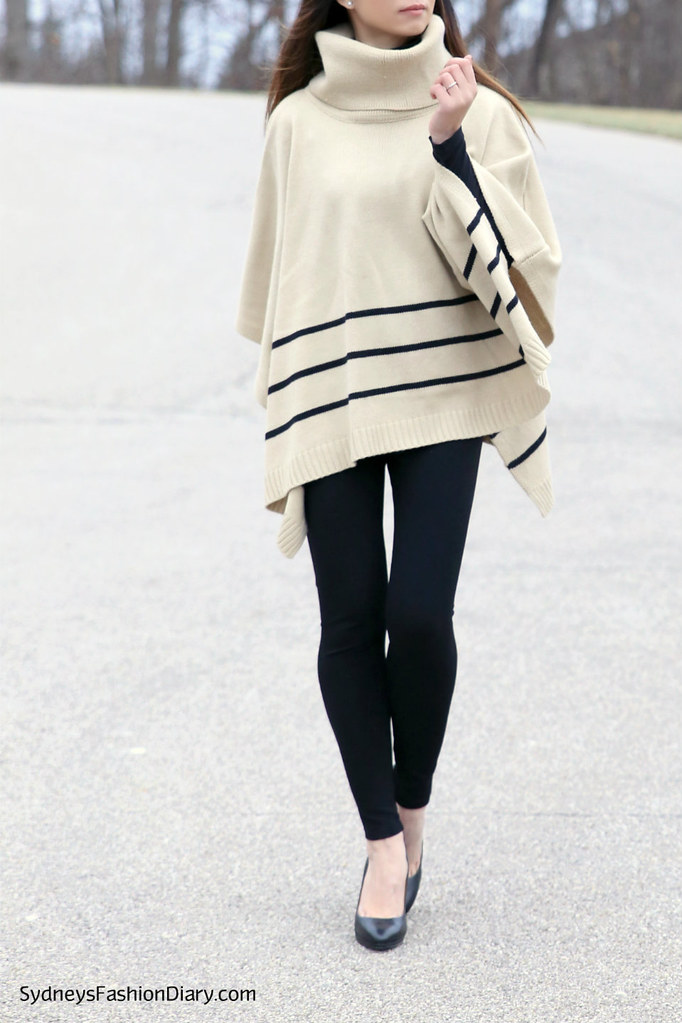 Affordable and petite-friendly poncho
