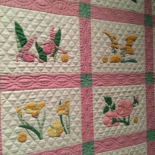 State Flowers, by Eda R. Sharpe, c. 1932, close up