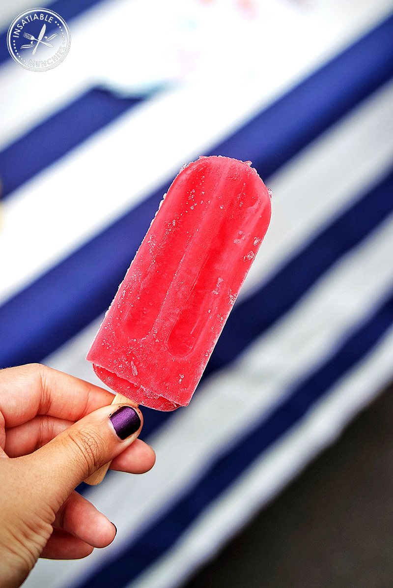 Watermelon and Strawberry Popsicles, from Purepops Icepops