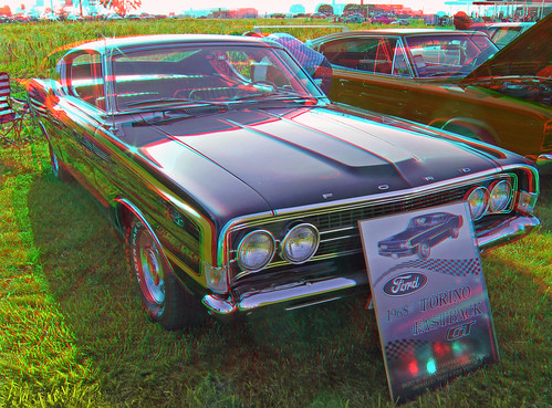 cars stereoscopic stereophoto anaglyph iowa anaglyphs onawa redcyan 3dimages 3dphoto 3dphotos 3dpictures stereopicture graffitinights061513