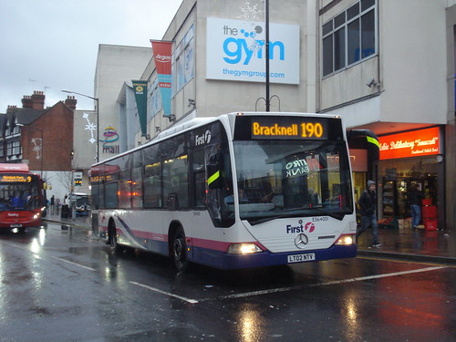 First Beeline 64001 on Route 190, Reading St Mary's Butts