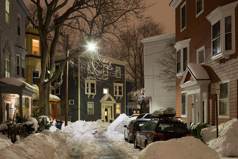 Cambridge Street After the Blizzard