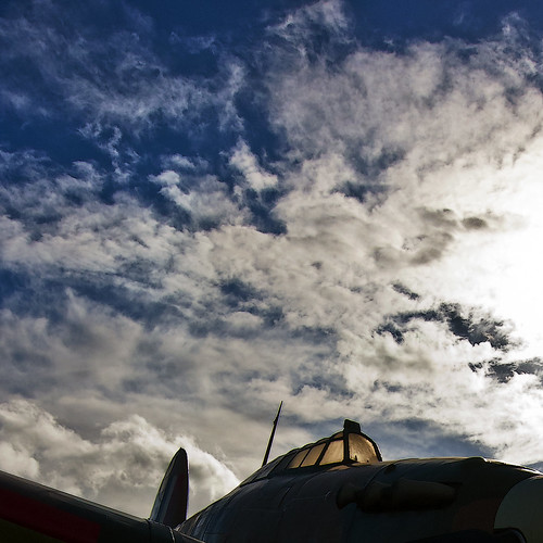 sky clouds plane square airplane aircraft aviation military hurricane aeroplane ww2 warbird raf hawker