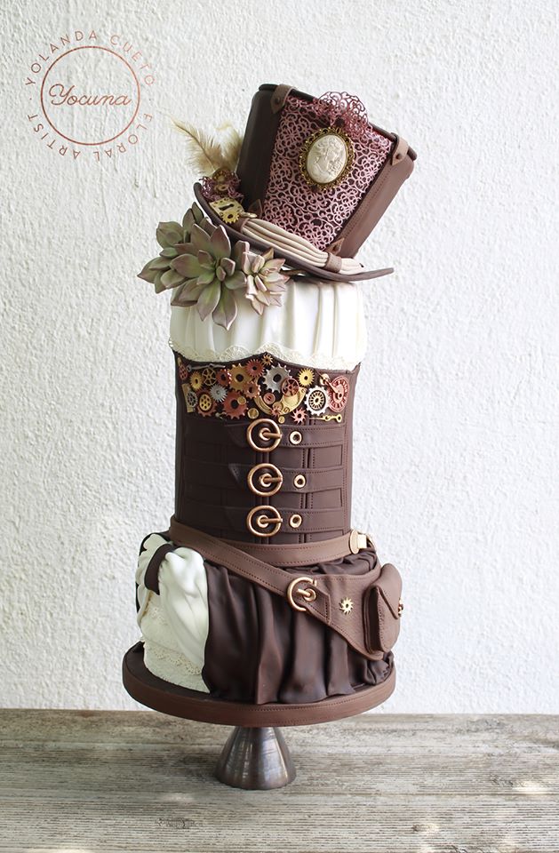 Fashion Inspired Cake by Yocuna Floral Artist