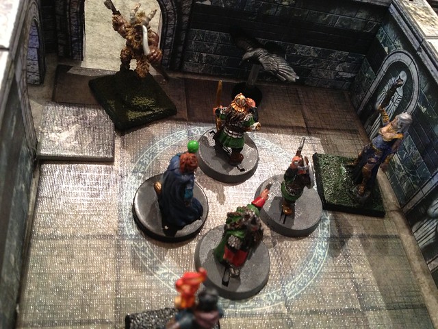 The Dwarves protect themselves in the temple of Stonefang Pass