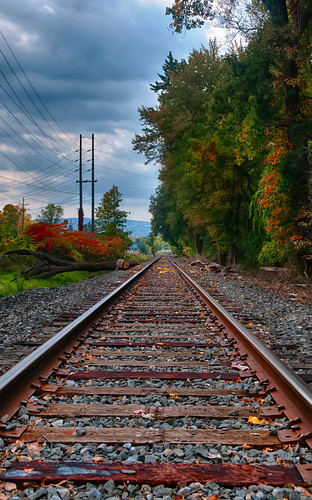 city railroad travel ny newyork fall landscape fallcolors scenic cny centralnewyork ithaca hdr nikkor18200mmvr nikond300