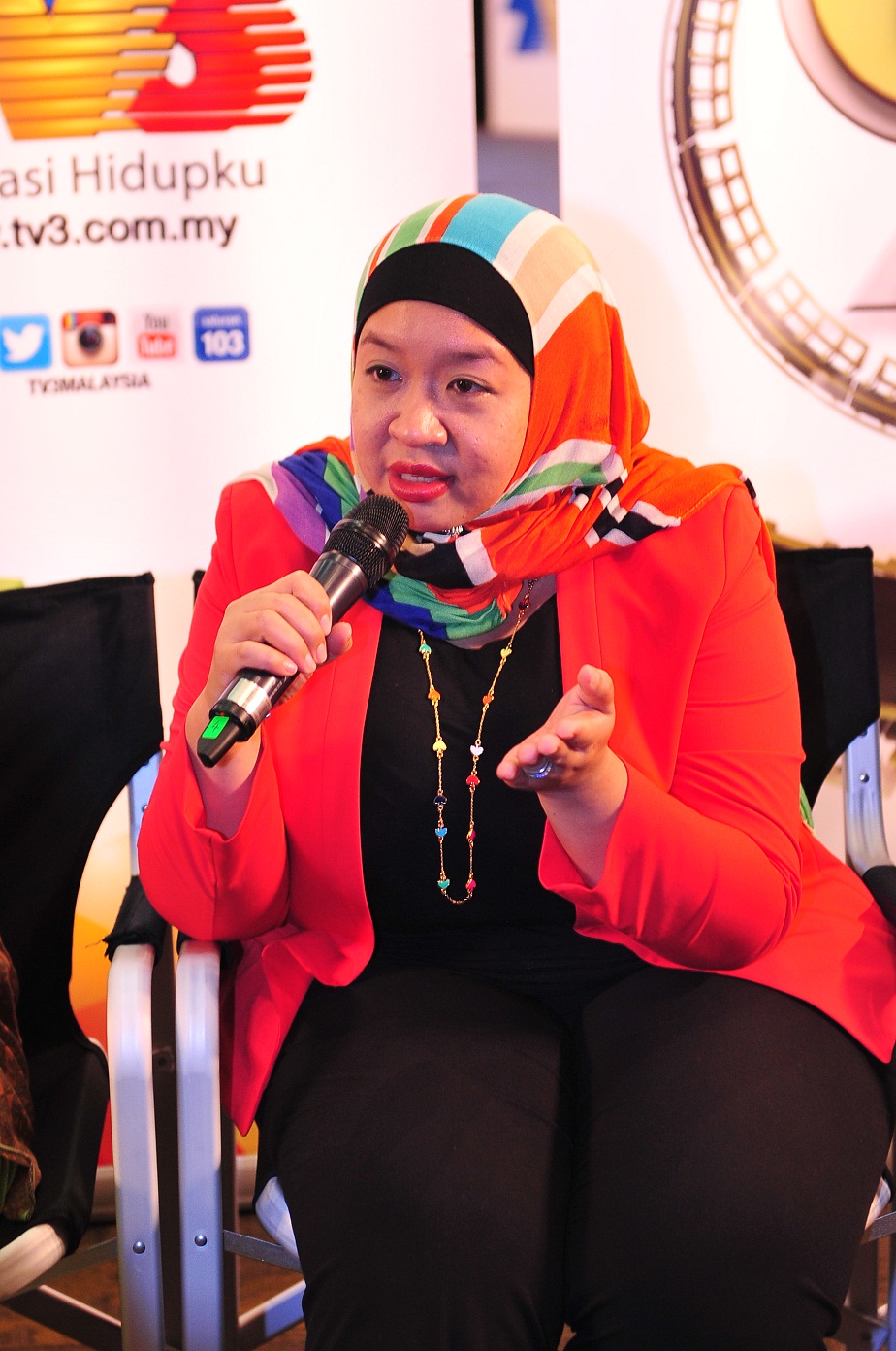 Cik Sherina Nordin, Pengurus Besar Kumpulan Tv3 &Amp; Tv9