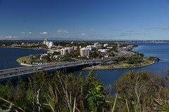 South Perth and Narrow Bridge  view from Kings park