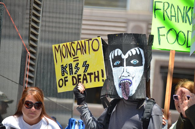 March against Monsanto rally in San Francisco's Union Square
