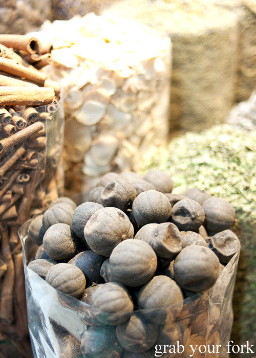 Dried limes at the Spice Souk in Dubai