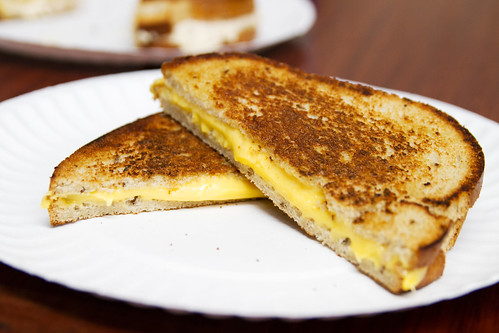 Grilled cheese on rye