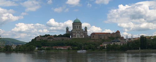 river hungary view basilica duna danube esztergom