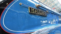 Mallard steam locomotive, Great Hall, National Railway Museum