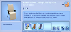 Razer Rocket Dining Chair by Van Allen Decor