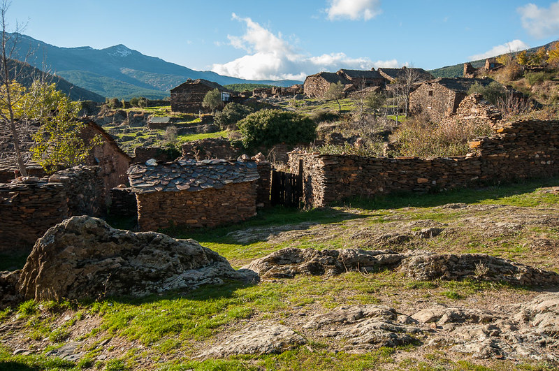 El pueblo abandonado de La Vereda en Guadalajara
