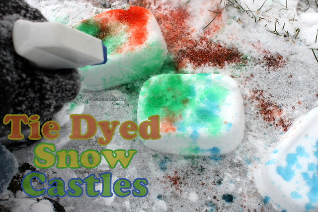 Tie Dyed Snow Castles: What to Do on a Snow Day?
