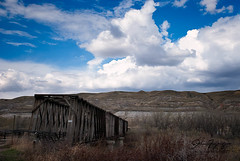 Old Bridge At East Coulee