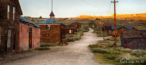 california road old sunset brown buildings historic dirt ghosttown bodie oldwest architecturedayclear