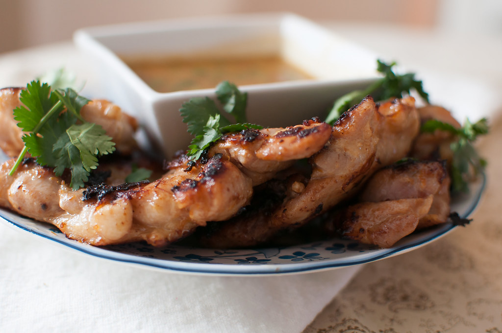Chicken Satay with Spicy Peanut Sauce 2