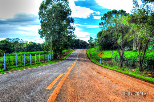 road street travel brazil nature paraná brasil outside nikon farm colorfull interior estrada viagem sítio rua hdr fazenda rodovia patobranco d5100 brunocaimi