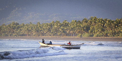 morning travel sea people seascape water photography boat fishing fisherman waves philippines paddle fishingboat cantilan coconuttrees currents canon60d surigaodelsur canon70200f4lis