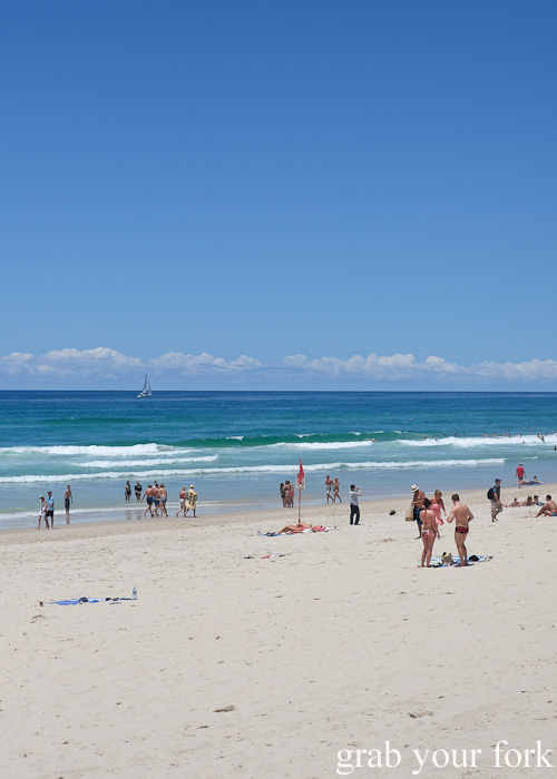 Surfers Paradise Beach on the Gold Coast