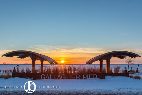 blue winter sunset sky orange sun lake snow cold ice beach nature water grass clouds marina landscape pier frozen twilight buffalo glow cloudy dusk snowy low great lakes deep freezing gallagher covered freeze pavilion glowing erie solid icey wintry