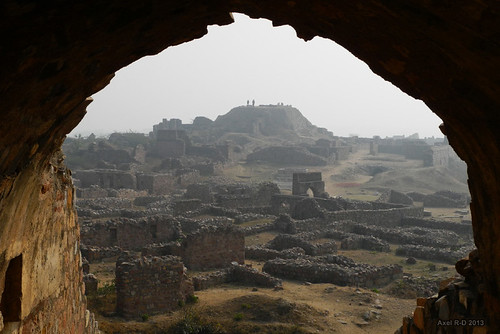 india delhi ruines tughlakabad tughlakabadfort