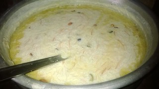 The cooked Semiya Payasam, looks really so creamy