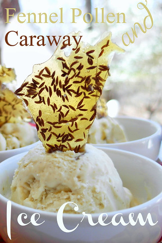 Fennel Pollen-Caraway Ice Cream