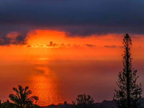 sunset france caribbean coucherdesoleil guadeloupe antilles caraïbes saintclaude