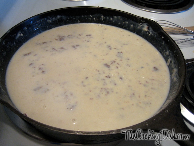Biscuits and Country Sausage Gravy 026 - The Cooking Dish - Chris Mower