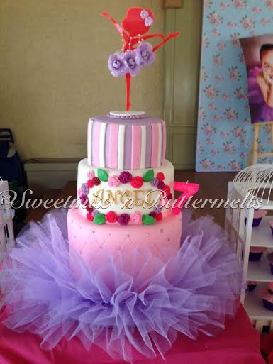 Ballerina Cake by Jackie of Sweetmix 'n Buttermelts