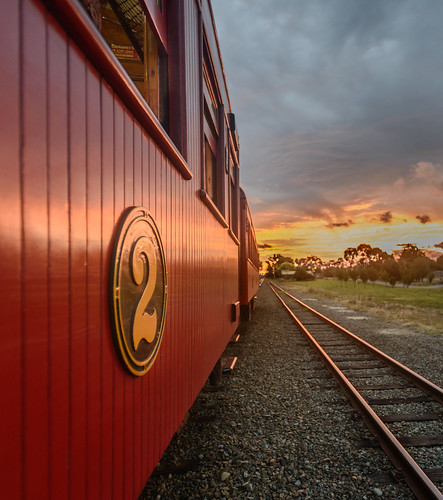 light sunset newzealand sky clouds train vintage dusk steam artdeco steamtrain hawkesbay otane