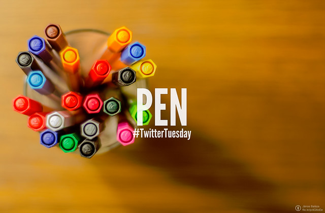 #TwitterTuesday: Pen | The pen is mightier than the sword, and we'd like to see a photo from you where the pen is the hero. Tweet your favorite pen shot from your Flickr account to @flickr and add #TwitterTuesday!