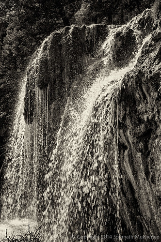 Waterfall at Hanging Lake | Hanging Lake, Glenwood Canyon, CO | May, 2014  by Somnath Mukherjee Photoghaphy