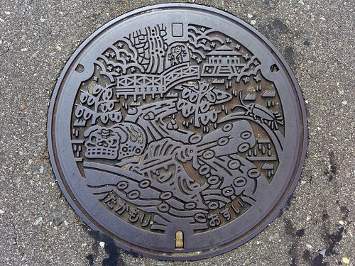 takamori nagano japan manhole festival