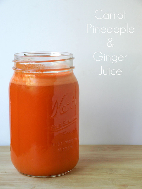 Carrot, Pineapple & Ginger Juice