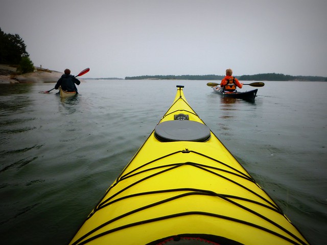A kayaking trip with Aavameri Open-Air Adventures in Finland.
