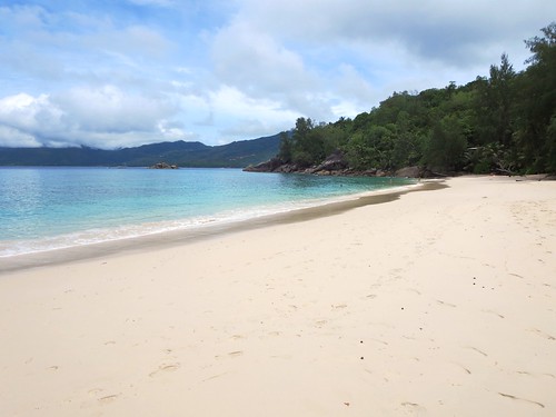 beach day cloudy seychelles mahe ansesoleil