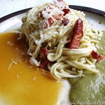 Rezepte mit Dicken Bohnen©Spaghetti mit Bohnensauce