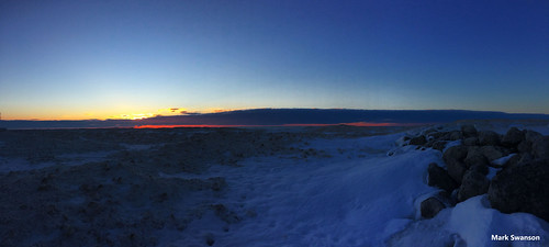 sunset panorama lake seascape color ice beach apple nature clouds rocks michigan pano great lakes iphone 5s