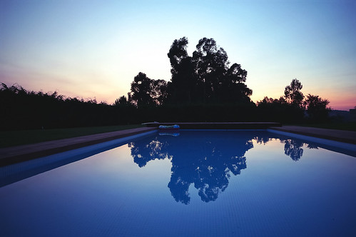 sunset reflection tree water pool swim day afternoon sony may clear f3 24mm 16mm nex sel16f28 sel16m28