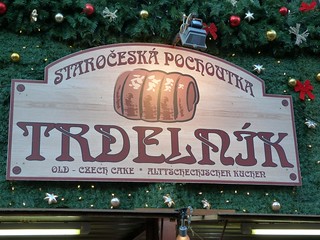 Cartel de Trdelnik (Praga en Navidad)