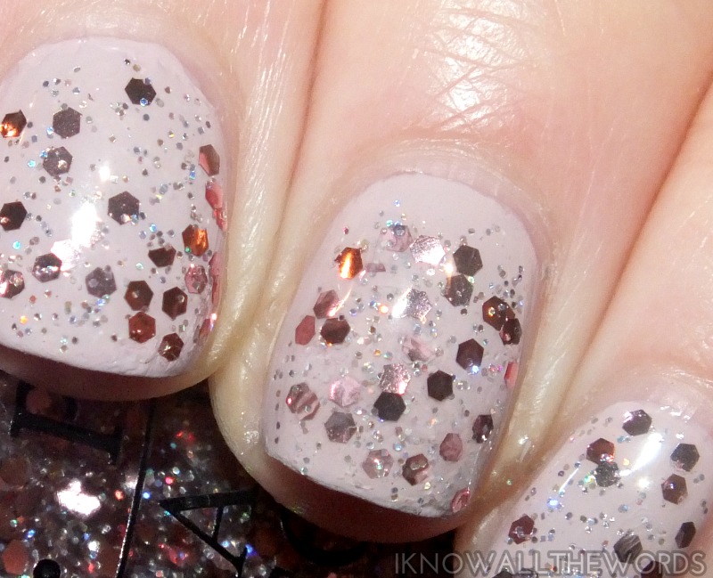 OPI Spotlight on Glitter- You Pink Too Much (1)