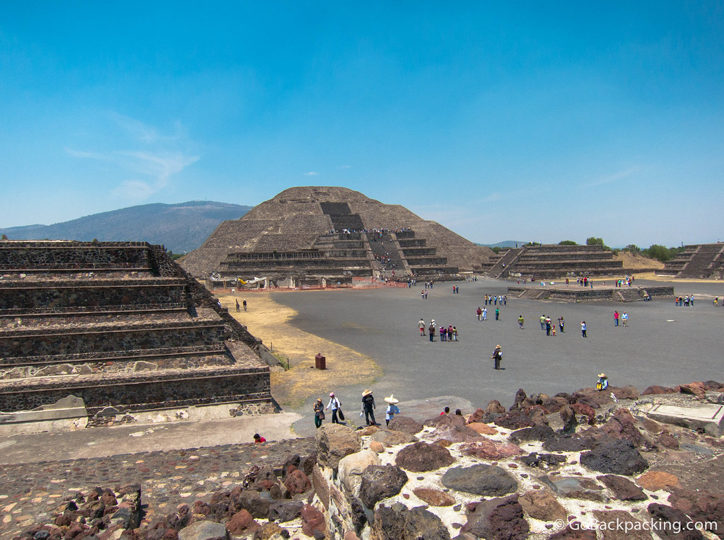 The 46-meter Pyramid of the Moon also contains evidence of human and animal sacrifices