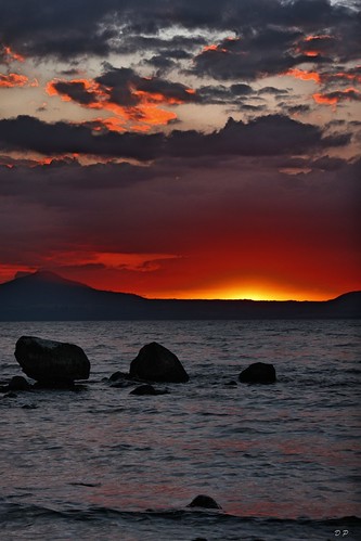 sunset newzealand cloud waikato laketaupo motutere