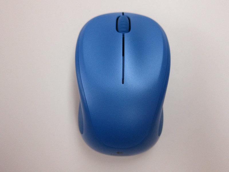 Logitech Wireless Mouse M235 (2014 Color Collection) - Blue Bliss (Top)