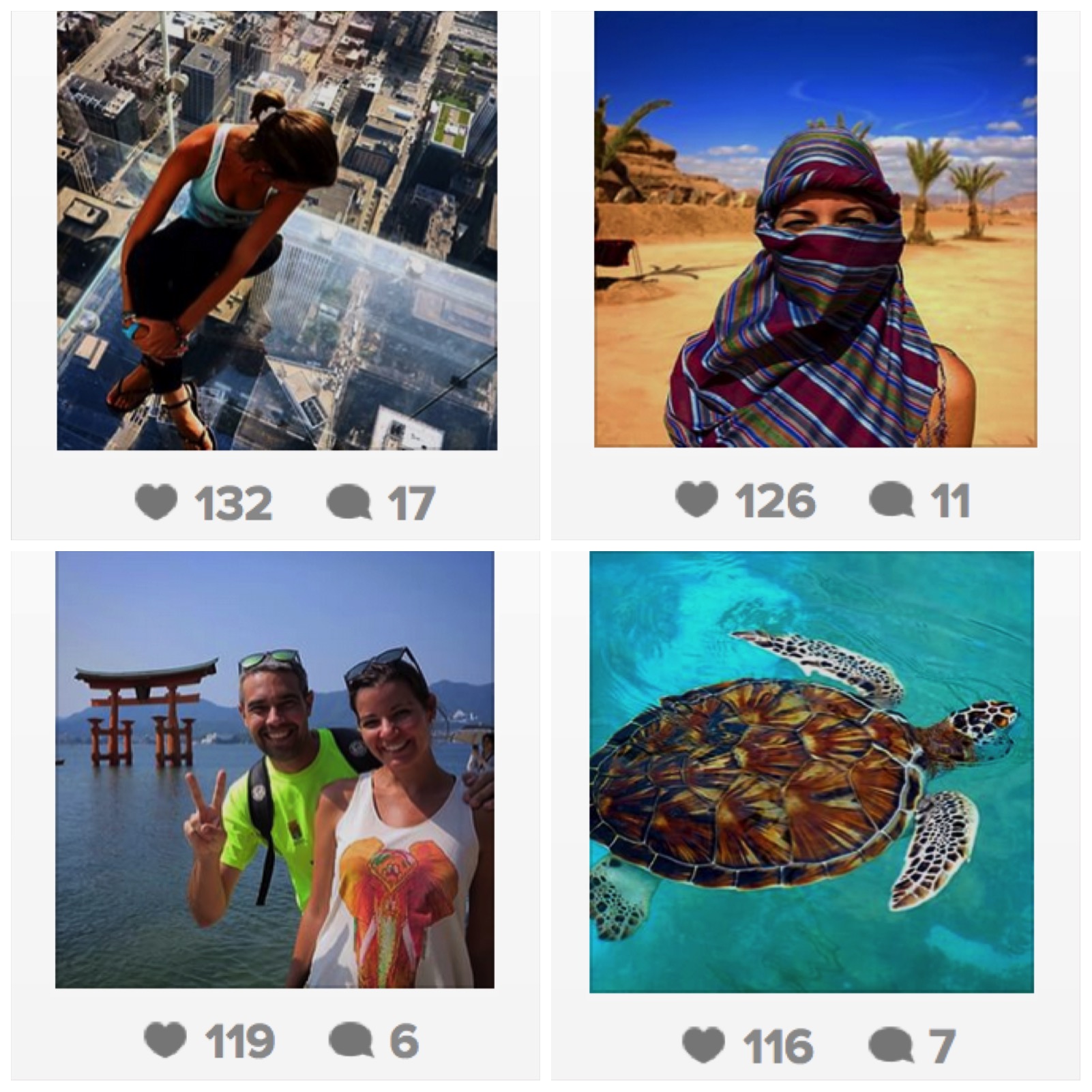 Vuelta al Mundo: fotos más populares en Instagram